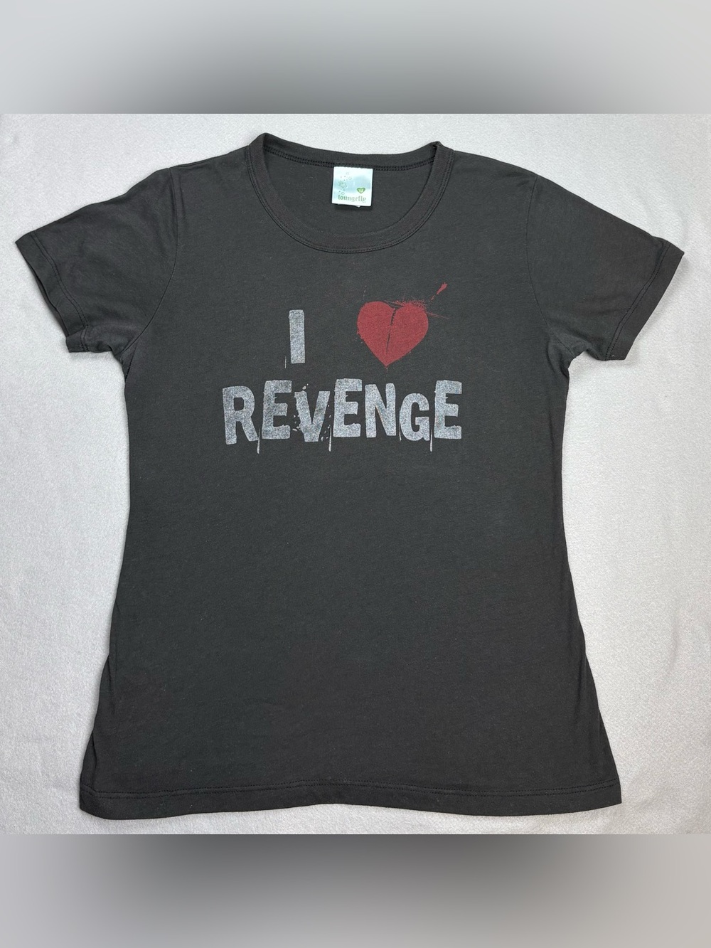 Vintage Y2K Loungefly I Love Revenge Tee L